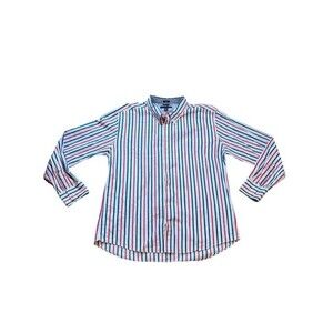 Tommy Hilfiger Button Down Men's Size XXL Multicolor Striped Long Sleeve Shirt